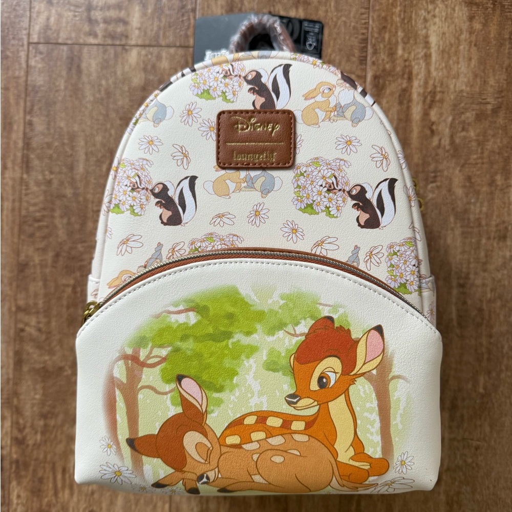 Disney Loungefly Bambi Mini Backpack NWT
